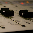 audio mixer, faders