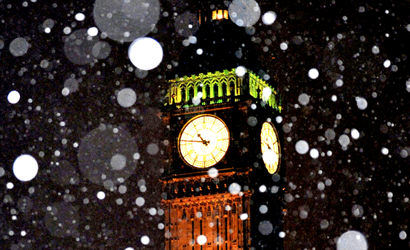 www.radioiloveit.com | The BBC is using audio slideshows to backsell their coverage of important social events, like the huge masses of snow that fell in the UK in January 2011 (photo: BBC News)