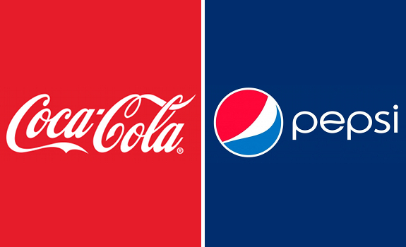 There has to be a sufficient amount of significant differences between two products of the same category (logos: The Coca-Cola Company, PepsiCo)