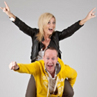 www.radioiloveit.com | Hans Blomberg and his sidekick Susanne Bersin of the bigFM morning show 'Susanka und der Morgenhans' have characters that complement each other