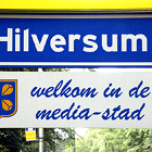 Hilversum media city welcome sign, Hilversum 'Welkom in de mediastad'