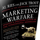 Marketing Warfare book cover, Al Ries and Jack Trout book cover