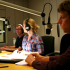 www.radioiloveit.com | Radio presenters in the on-air studio of German public news, information and background channel DRadio Wissen