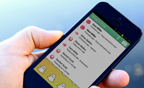 As with all social media, you want to have a conversation with your Snapchat followers (image: TechBuzz)
